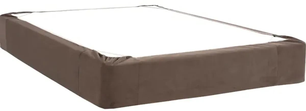 King Boxspring Cover Bella Pewter (Cover Only)