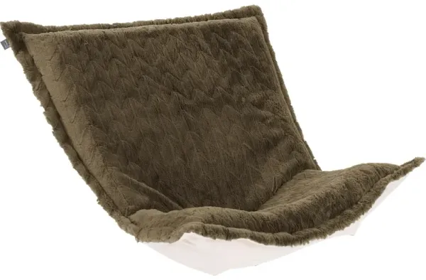 Puff Chair Cushion Angora Moss (Cushion and Cover Only)