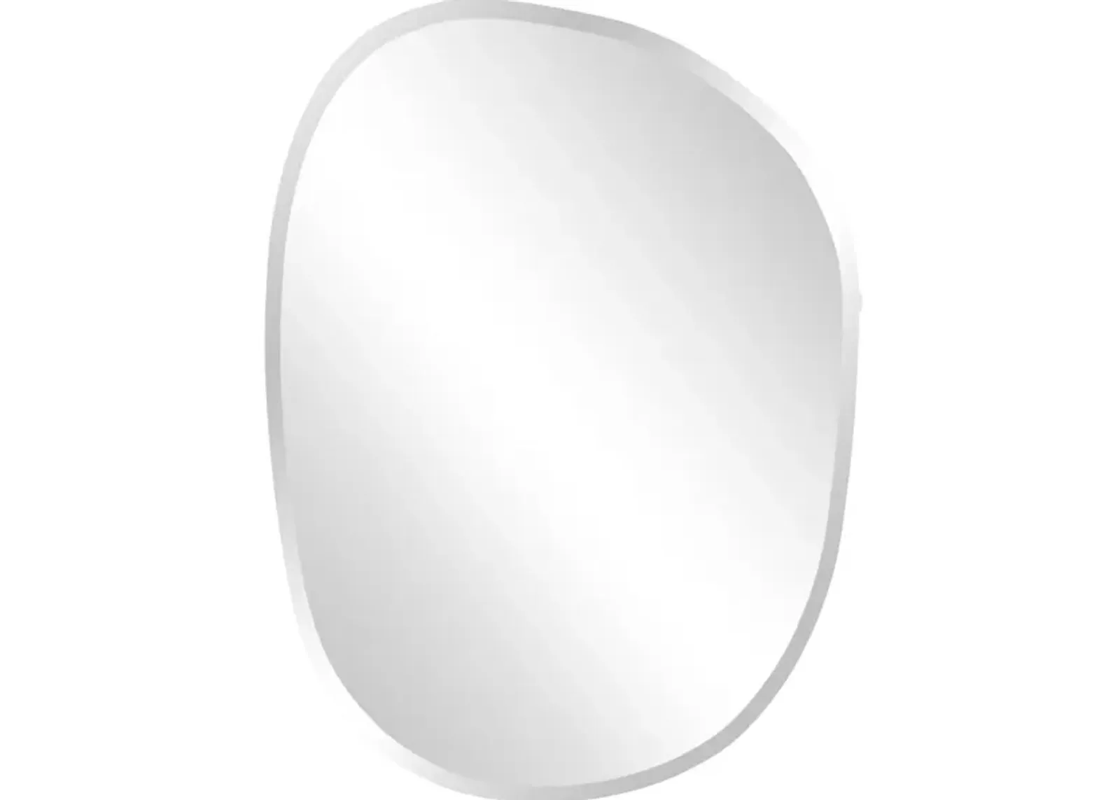 Frameless Asymmetrical Mirror