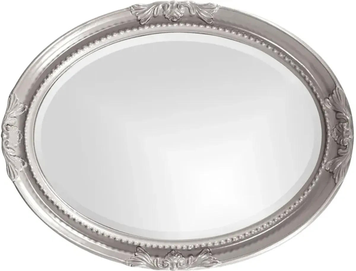 Queen Ann Mirror - Glossy Nickel