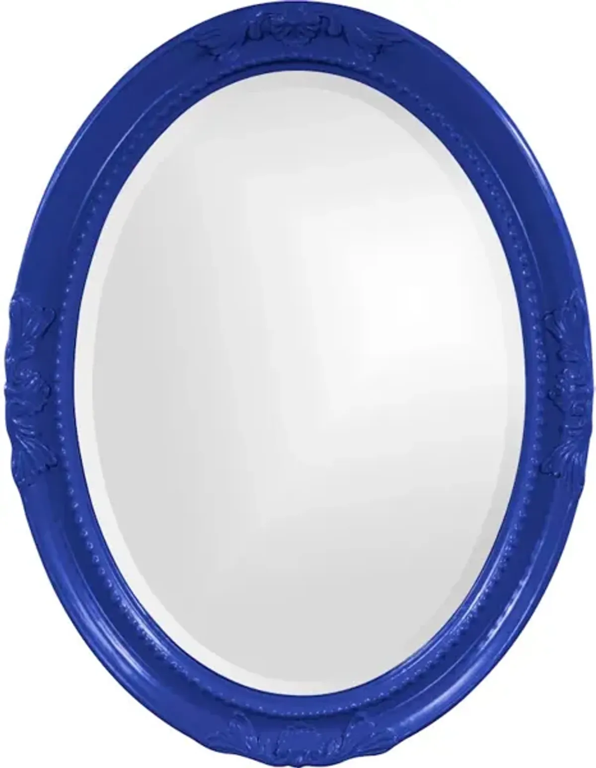 Queen Ann Mirror - Glossy Royal Blue