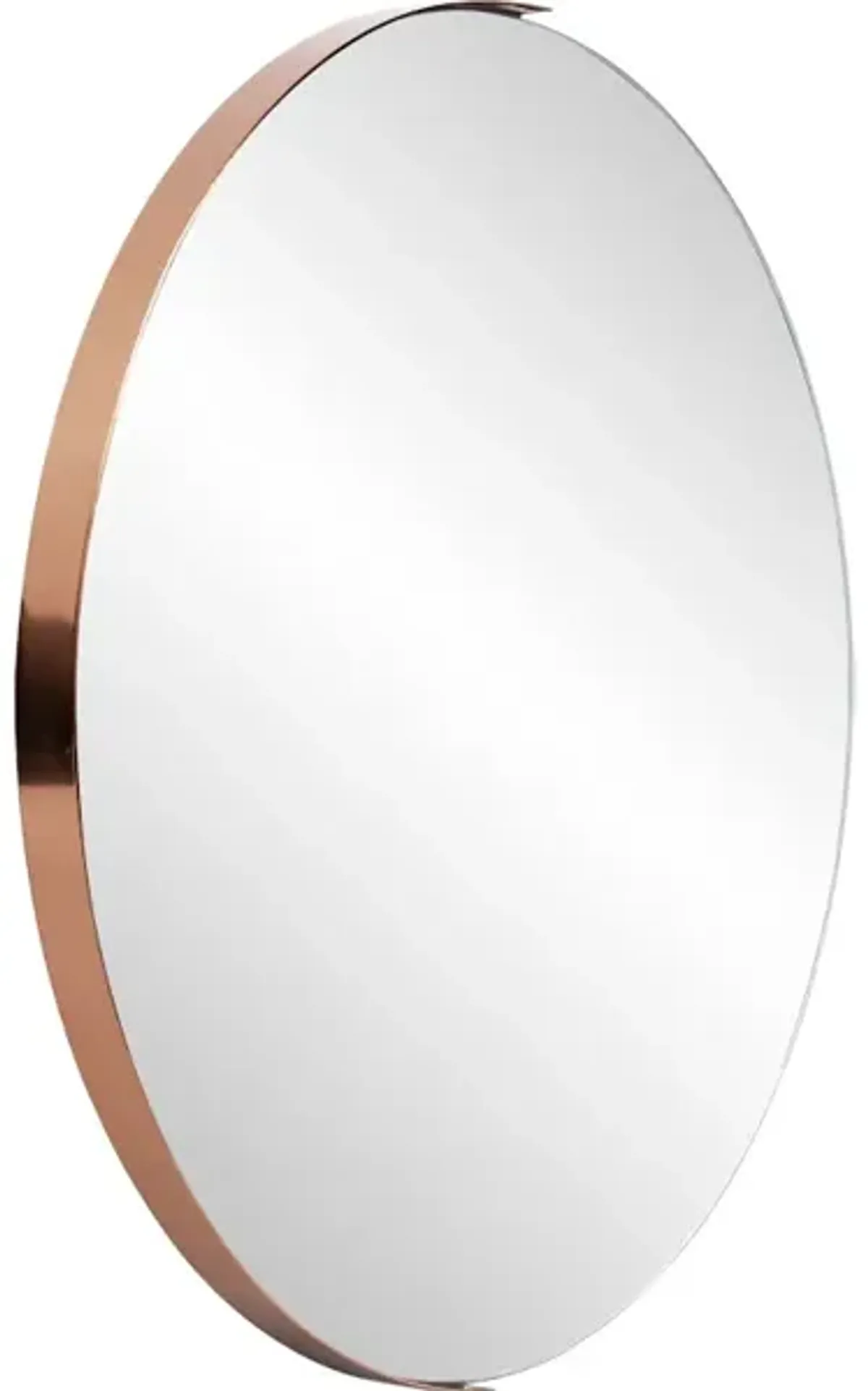 Dante Round Rose Gold Mirror