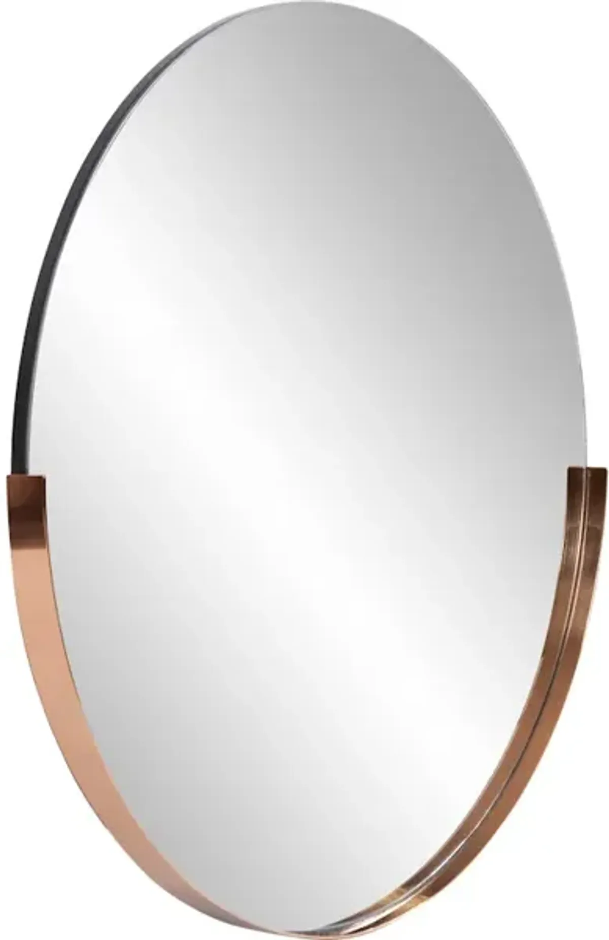 Dante Round Rose Gold Mirror