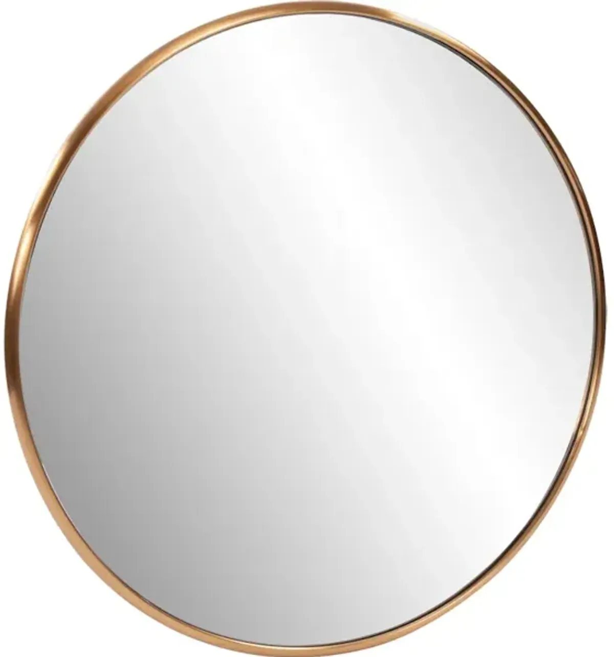 Yorkville Brass Round Mirror