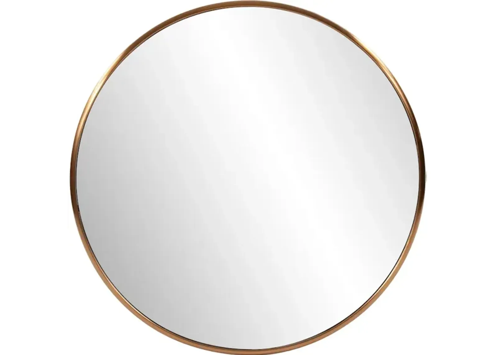 Yorkville Brass Round Mirror