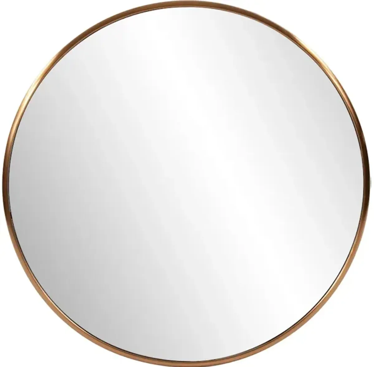 Yorkville Brass Round Mirror