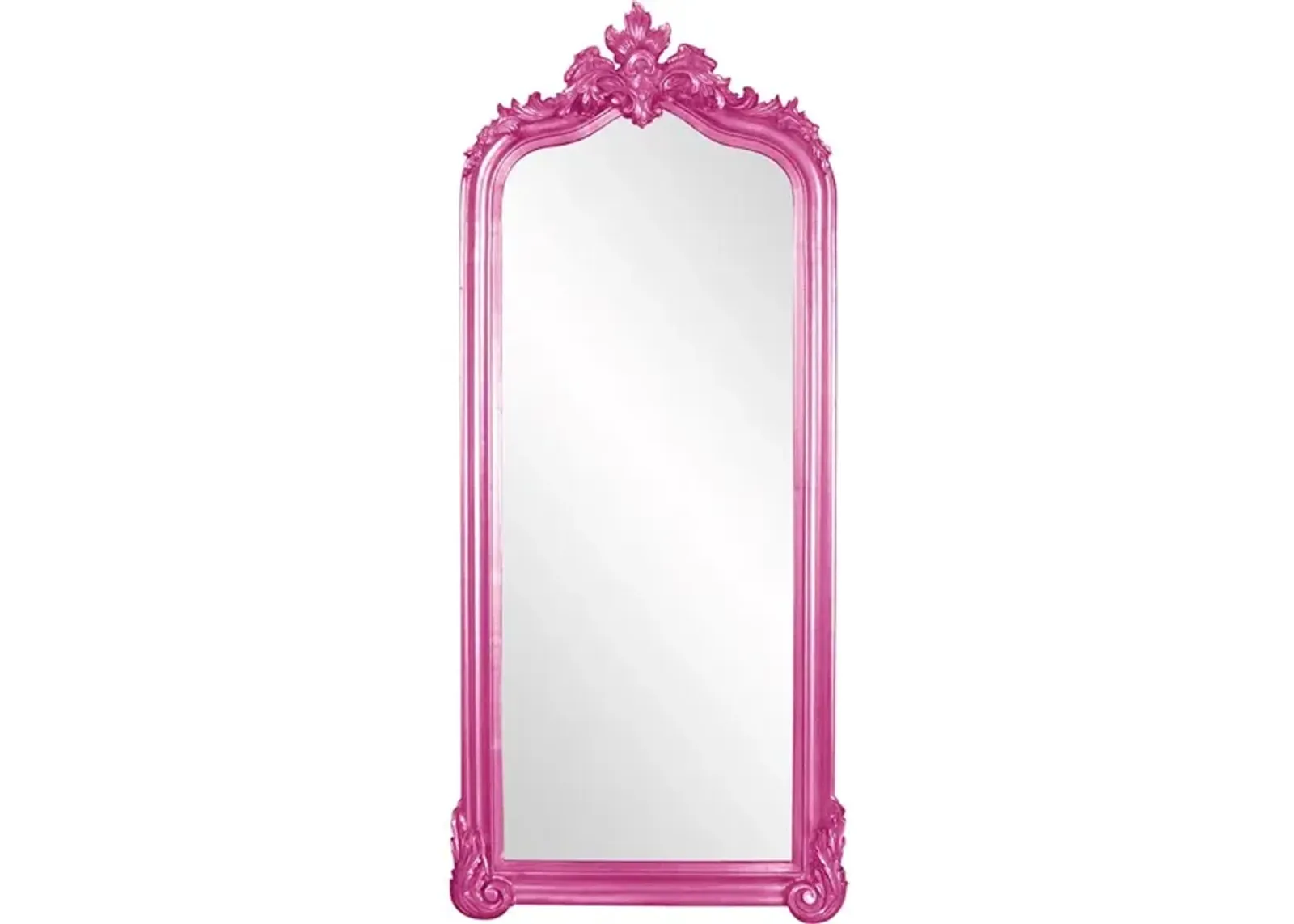 Tudor Mirror - Glossy Hot Pink