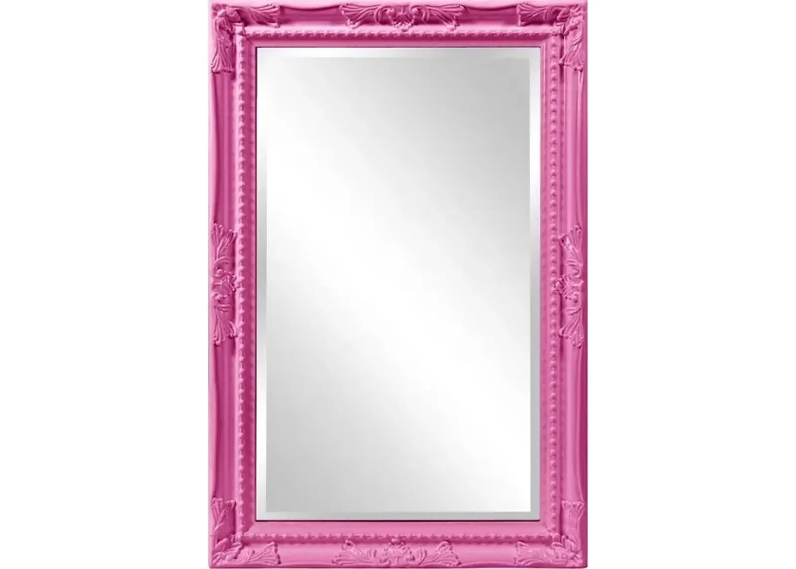 Queen Ann Mirror - Glossy Hot Pink