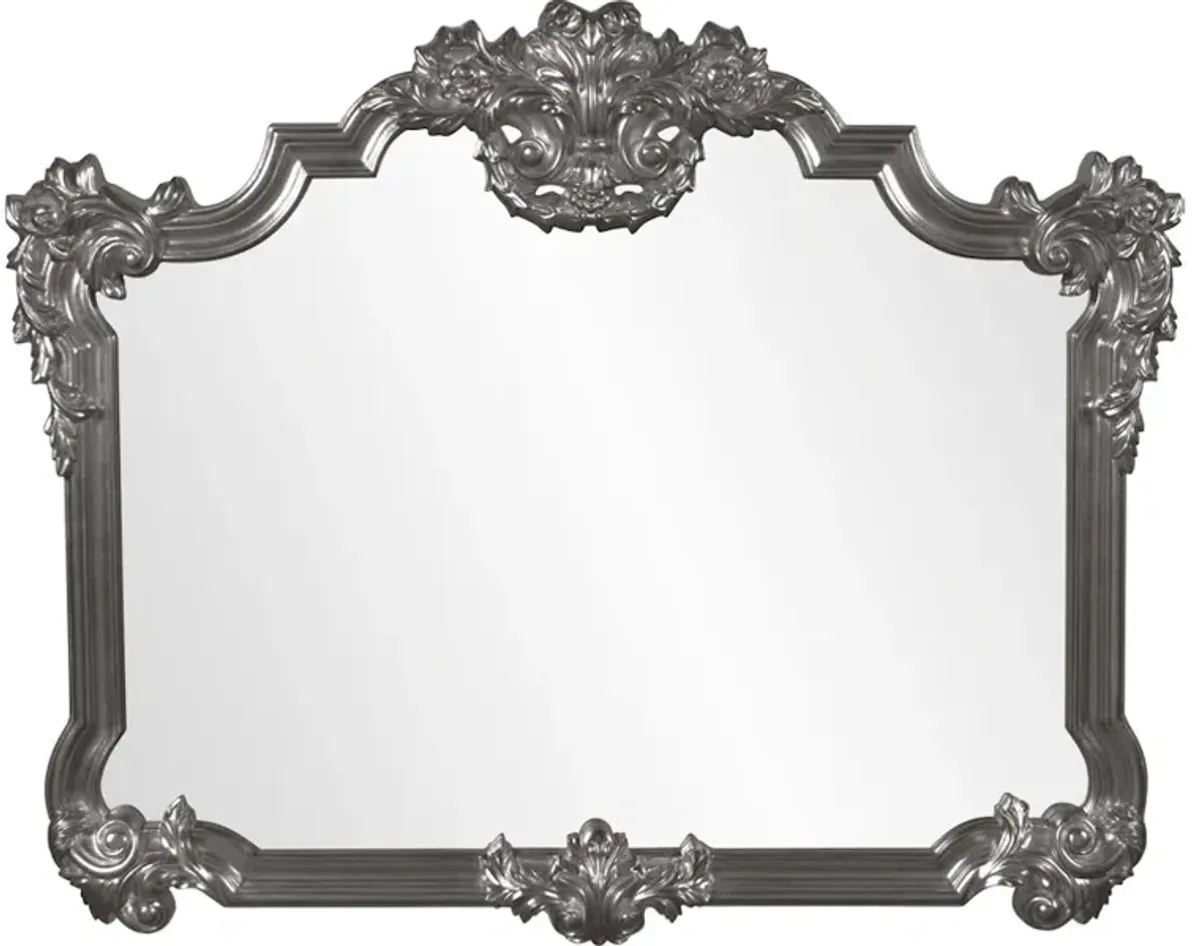 Avondale Mirror - Glossy Charcoal