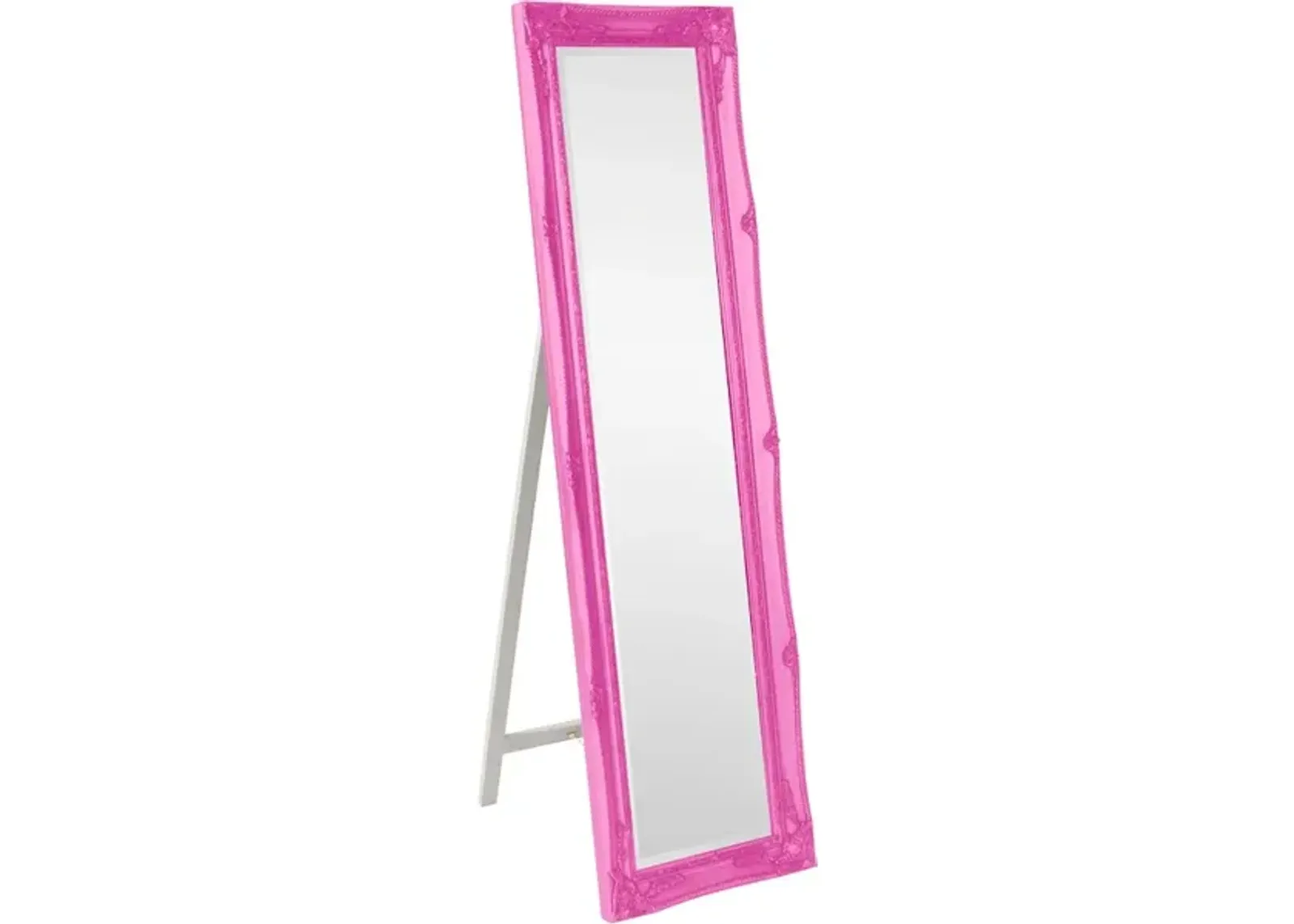 Queen Ann Mirror - Glossy Hot Pink