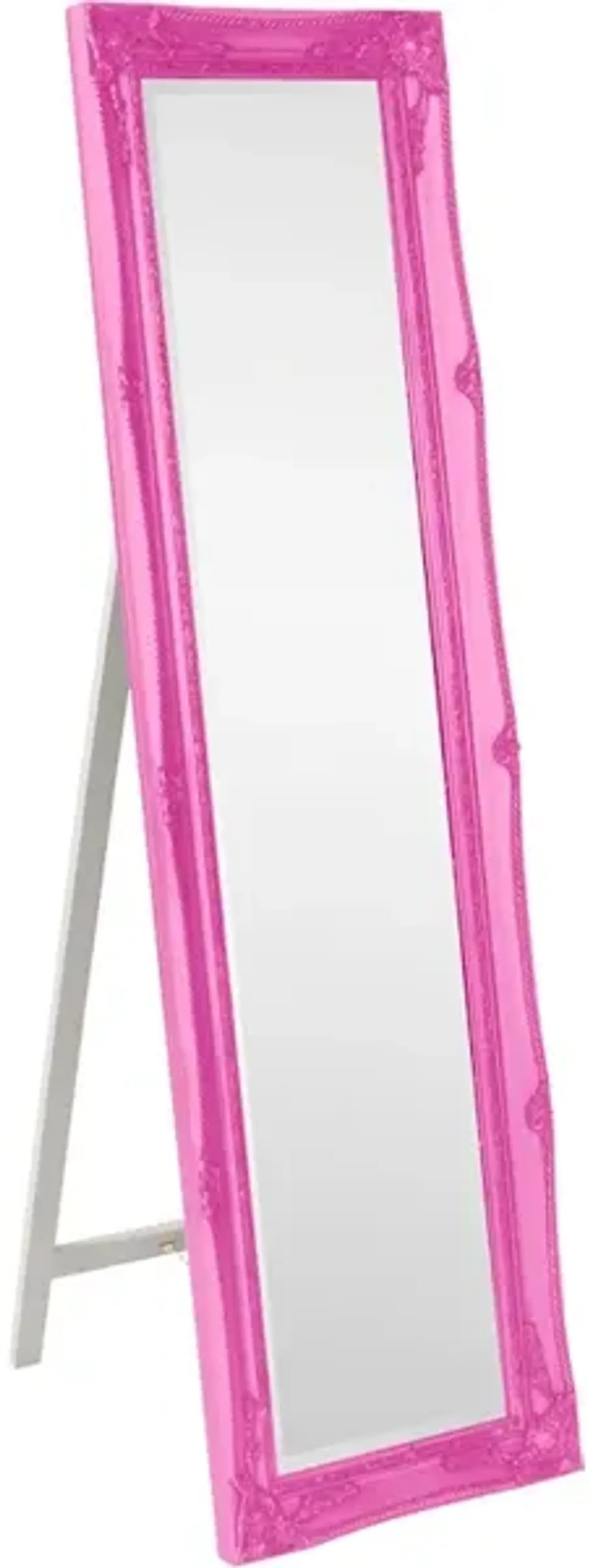 Queen Ann Mirror - Glossy Hot Pink