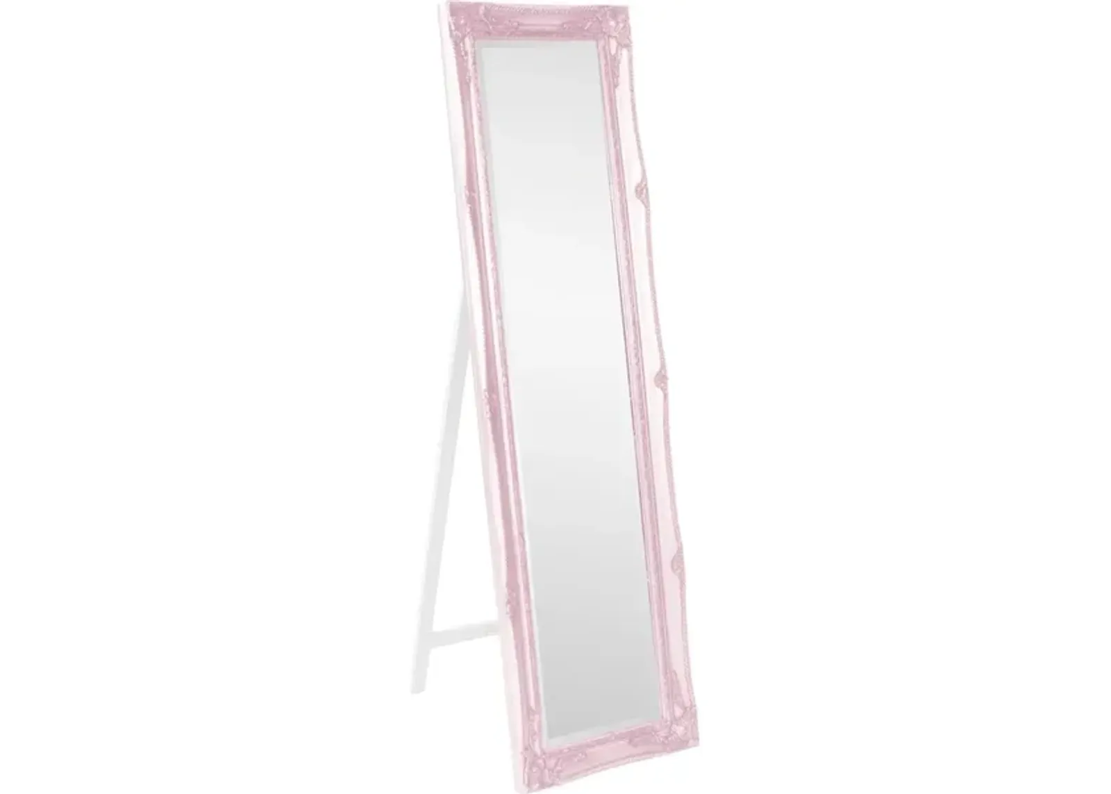 Queen Ann Mirror - Glossy Lilac