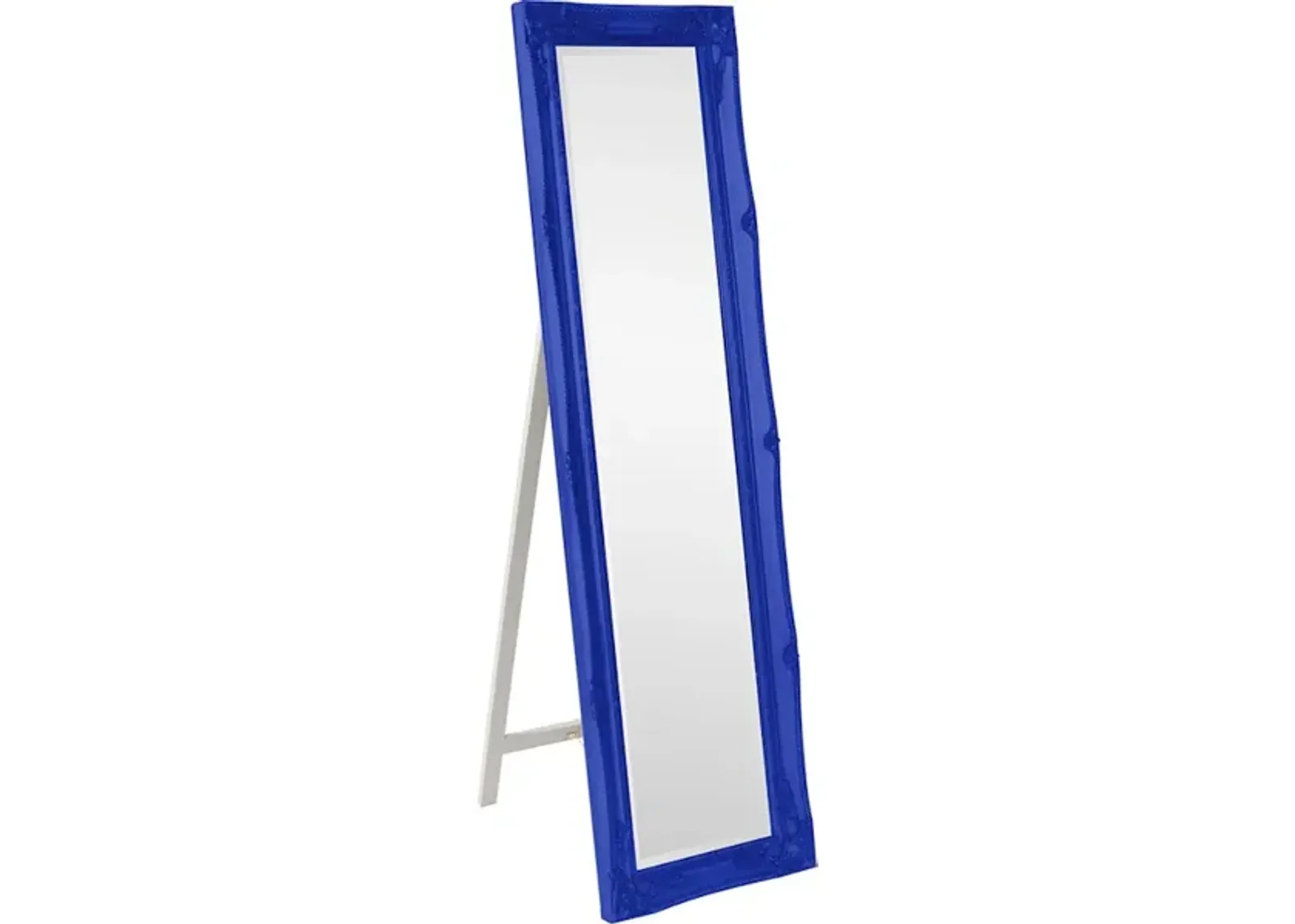 Queen Ann Mirror - Glossy Royal Blue