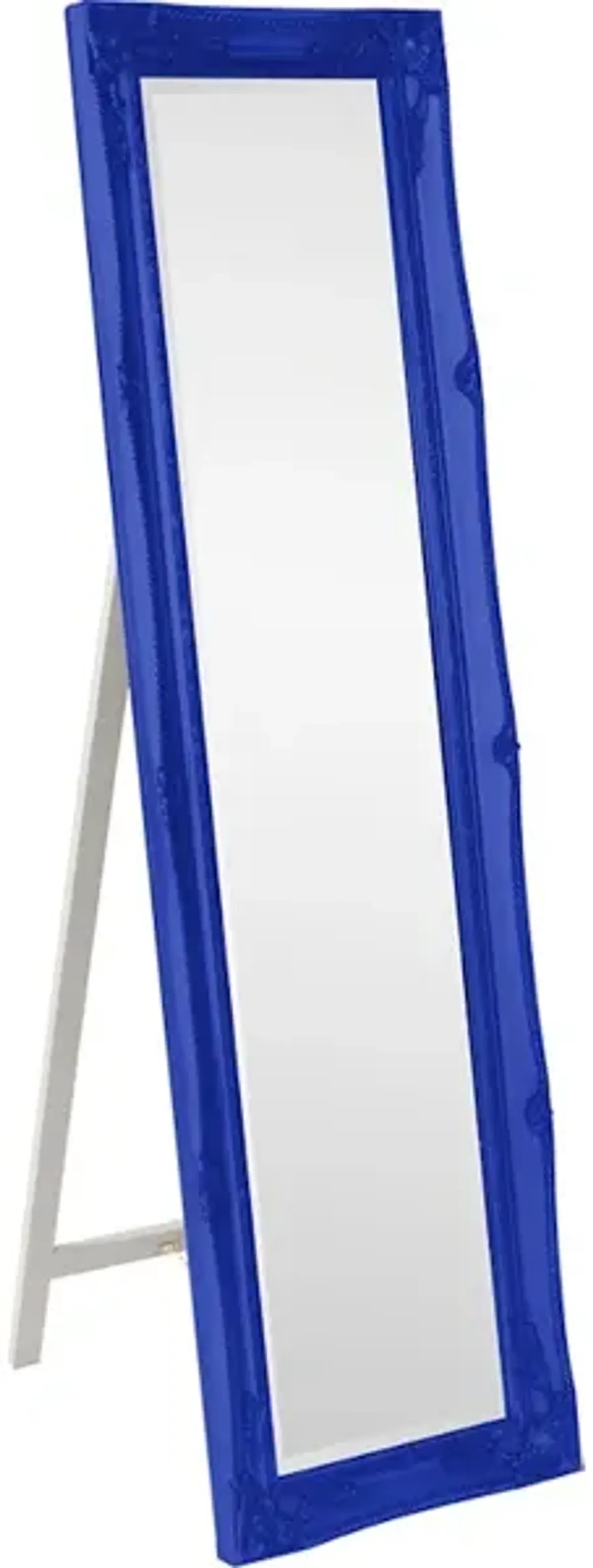 Queen Ann Mirror - Glossy Royal Blue