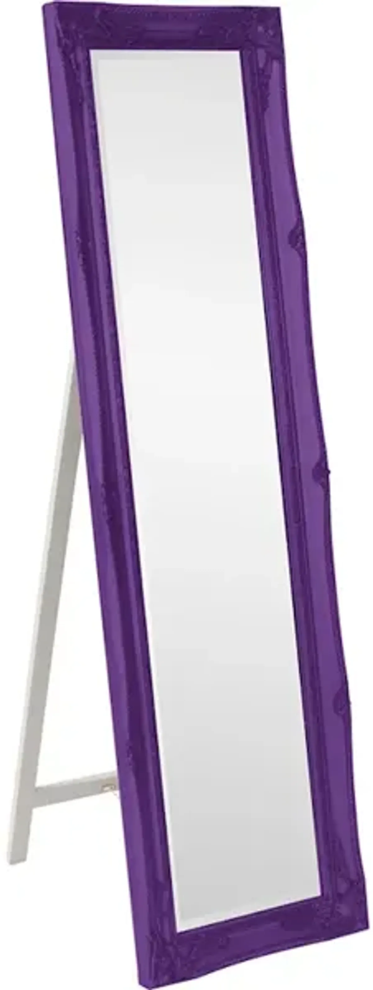 Queen Ann Mirror - Glossy Royal Purple