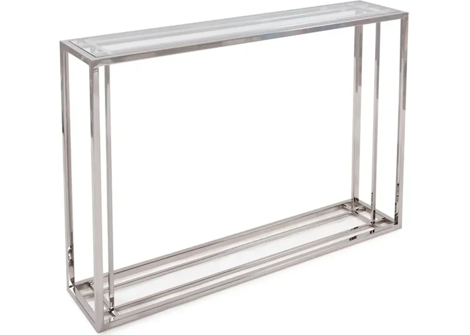 Echo Stainless Steel Console Table