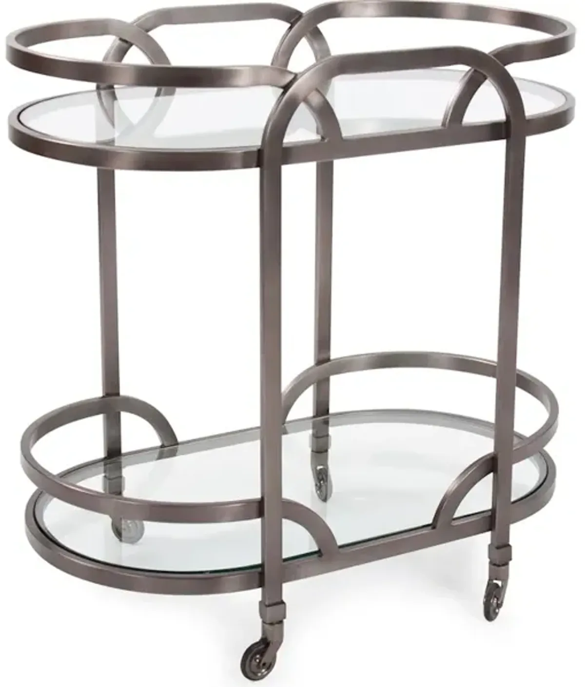 Black Nickel Stainless Steel Bar Cart