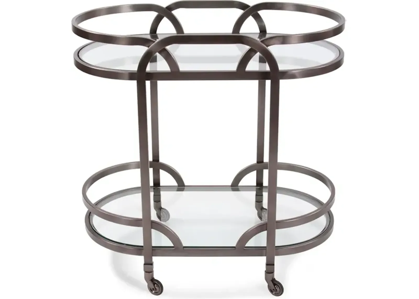 Black Nickel Stainless Steel Bar Cart