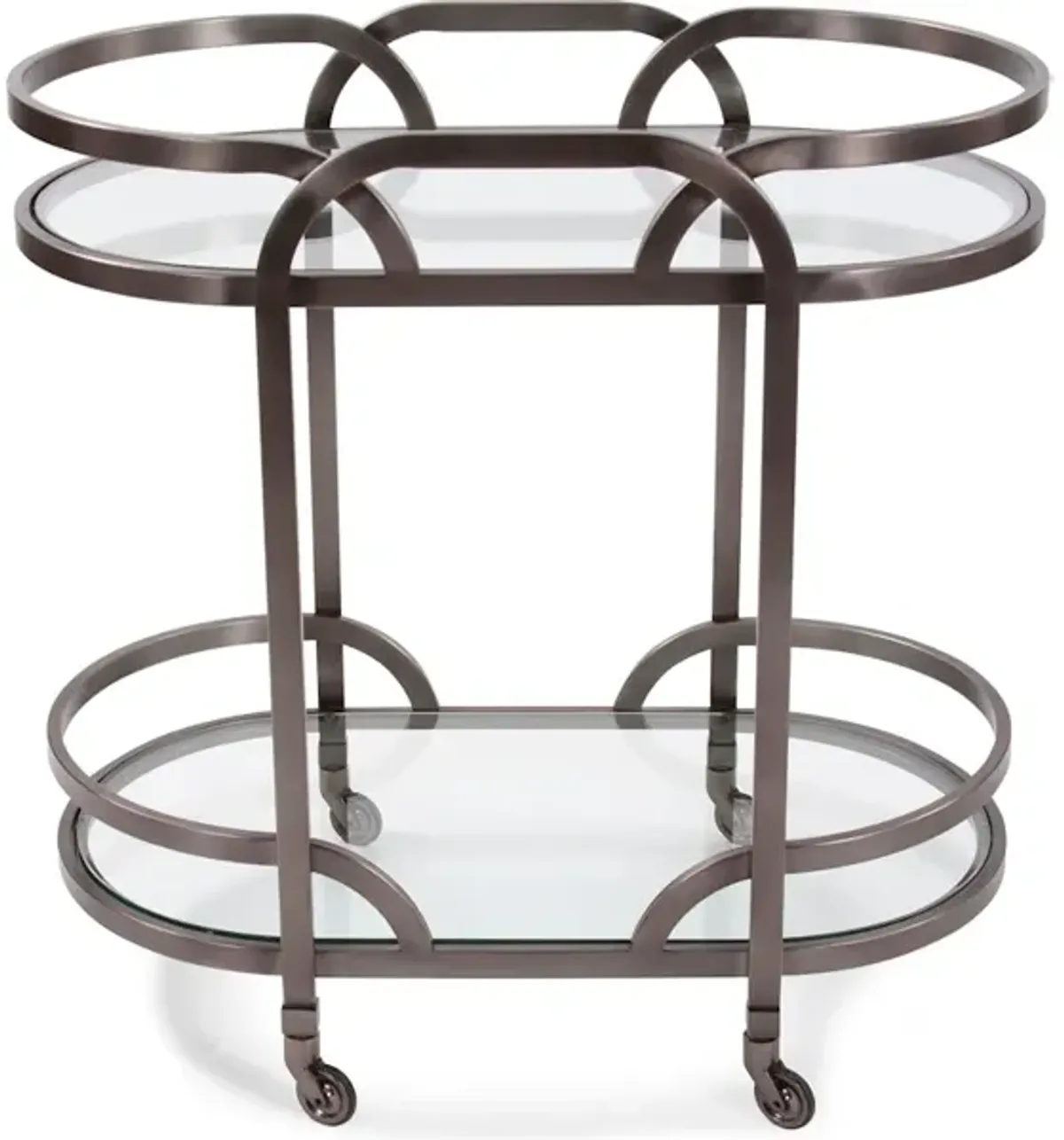 Black Nickel Stainless Steel Bar Cart