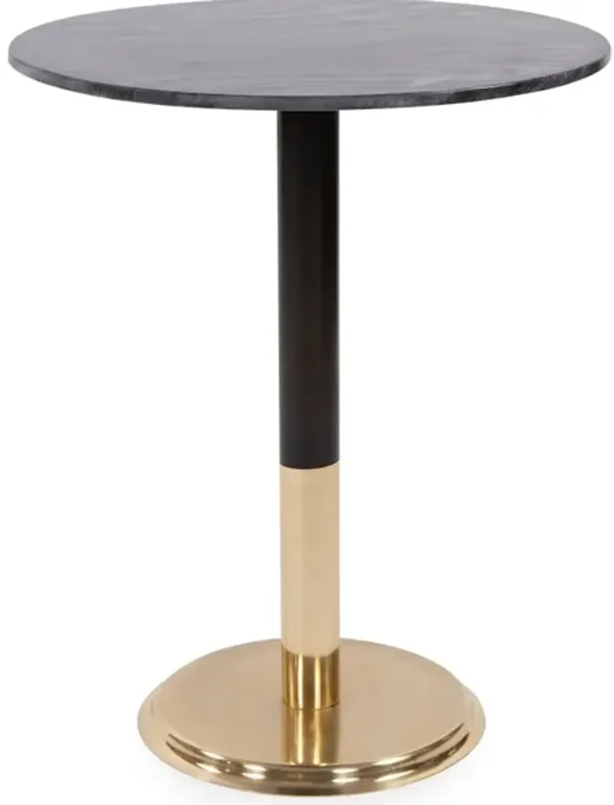 Micca Club Black Marble Bistro Table