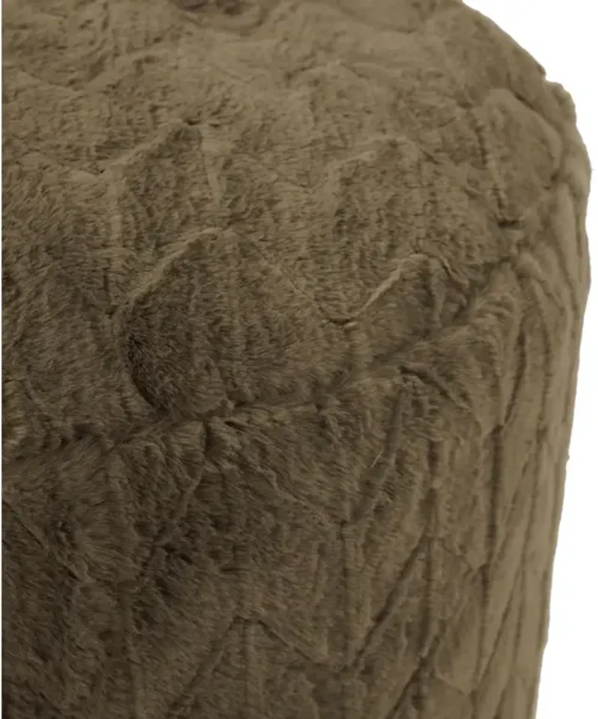 Foot Pouf Angora Moss