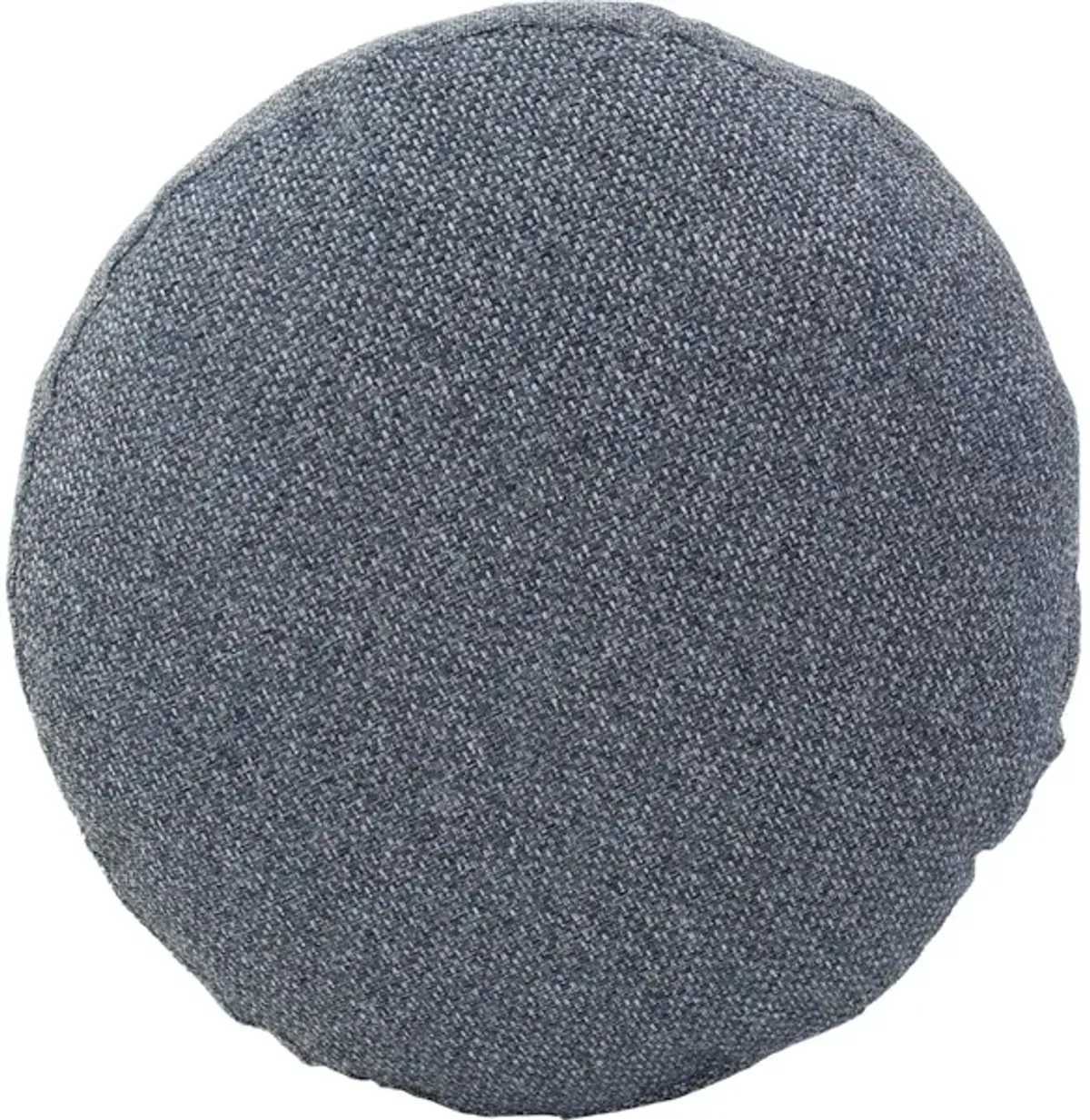 Round Foot Pouf Panama Indigo