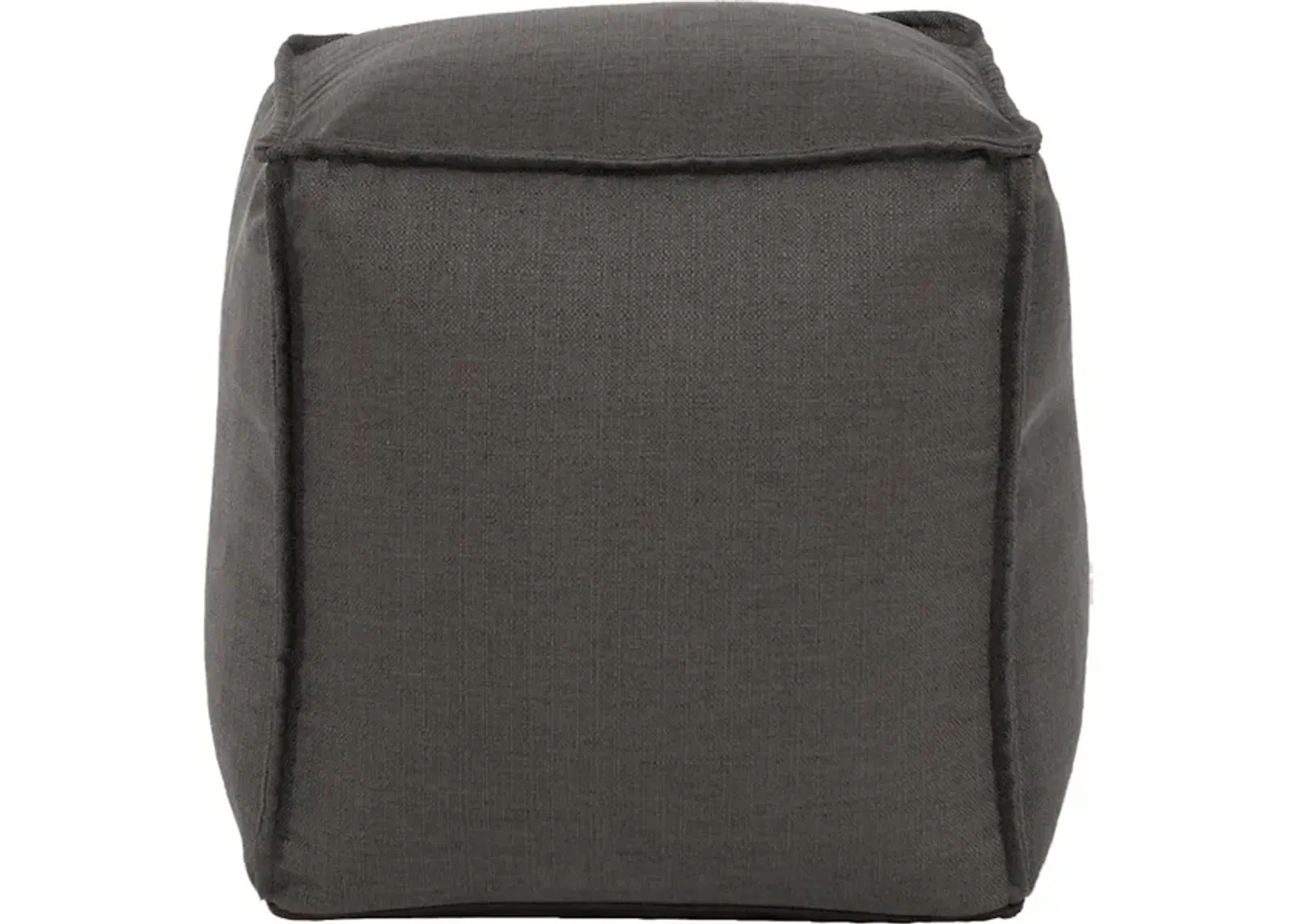 Square Pouf Sterling Charcoal