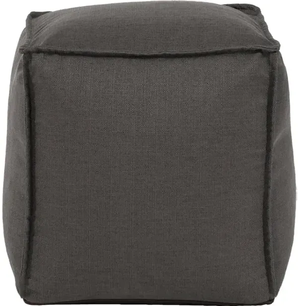Square Pouf Sterling Charcoal