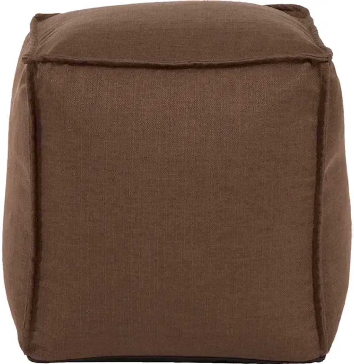 Square Pouf Sterling Chocolate