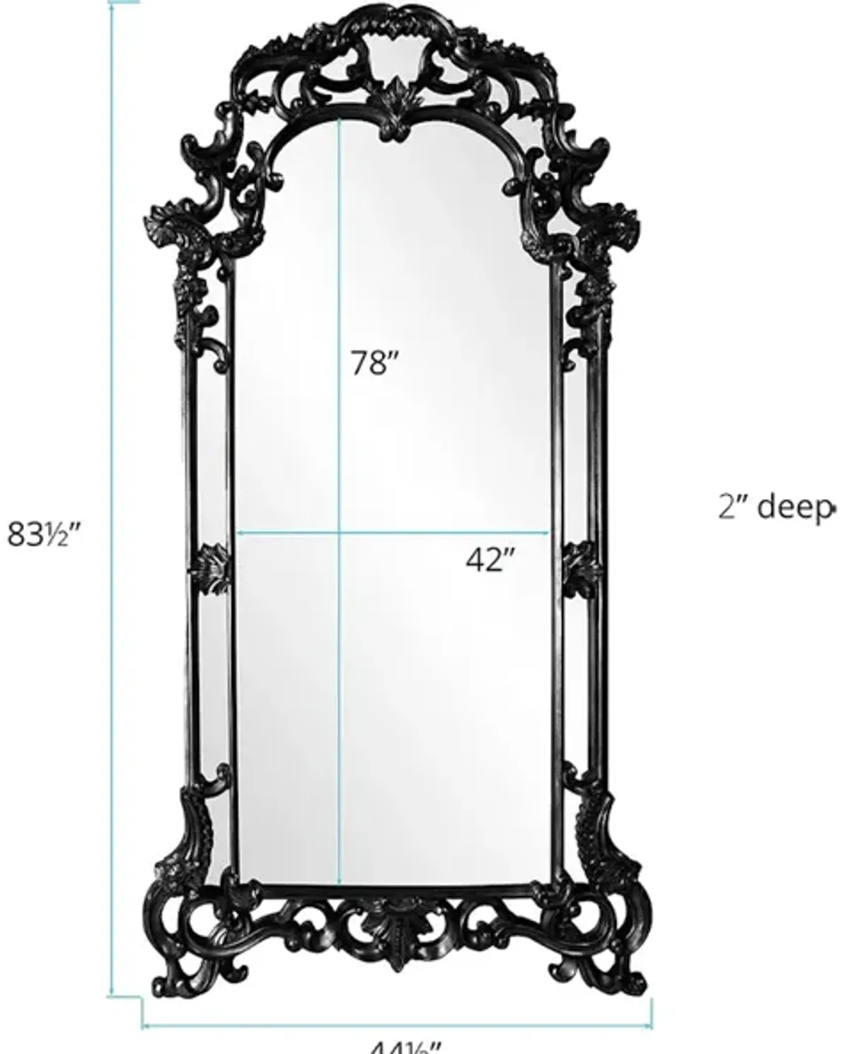 Imperial Mirror - Glossy Black