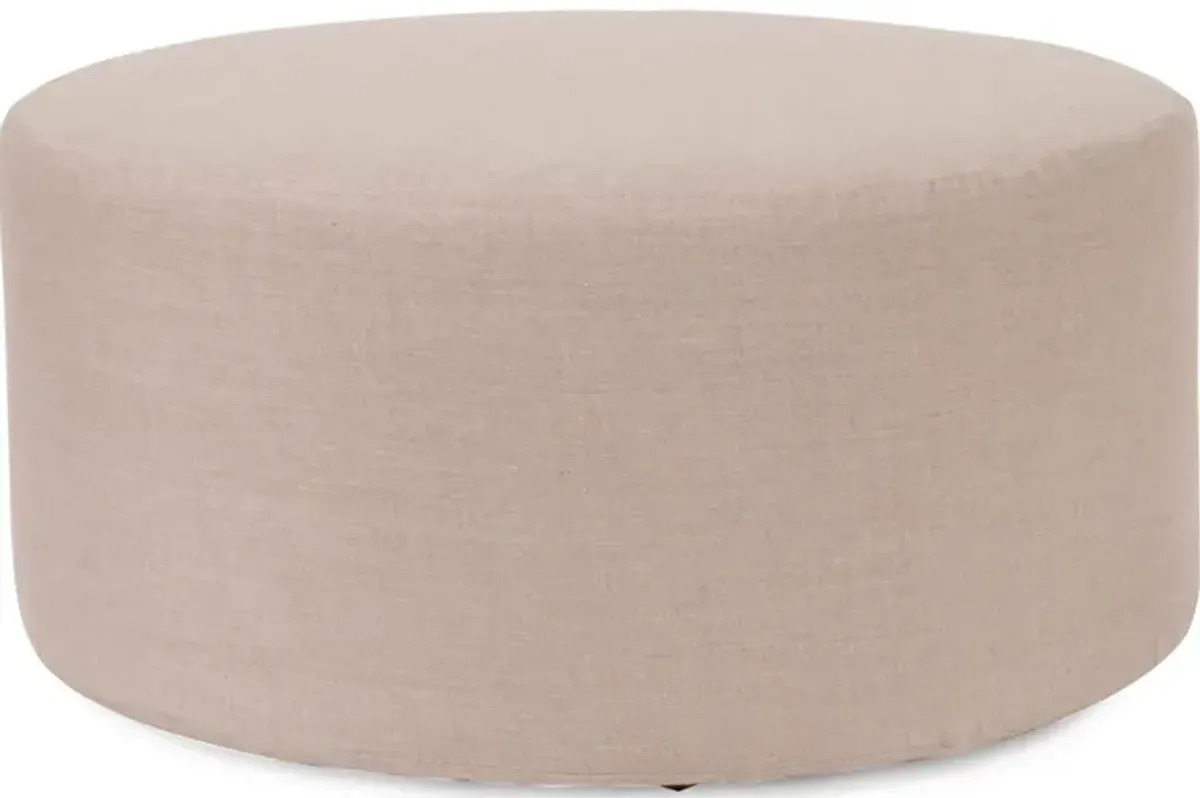 Universal 36 Round Cover Linen Slub Natural (Cover Only)