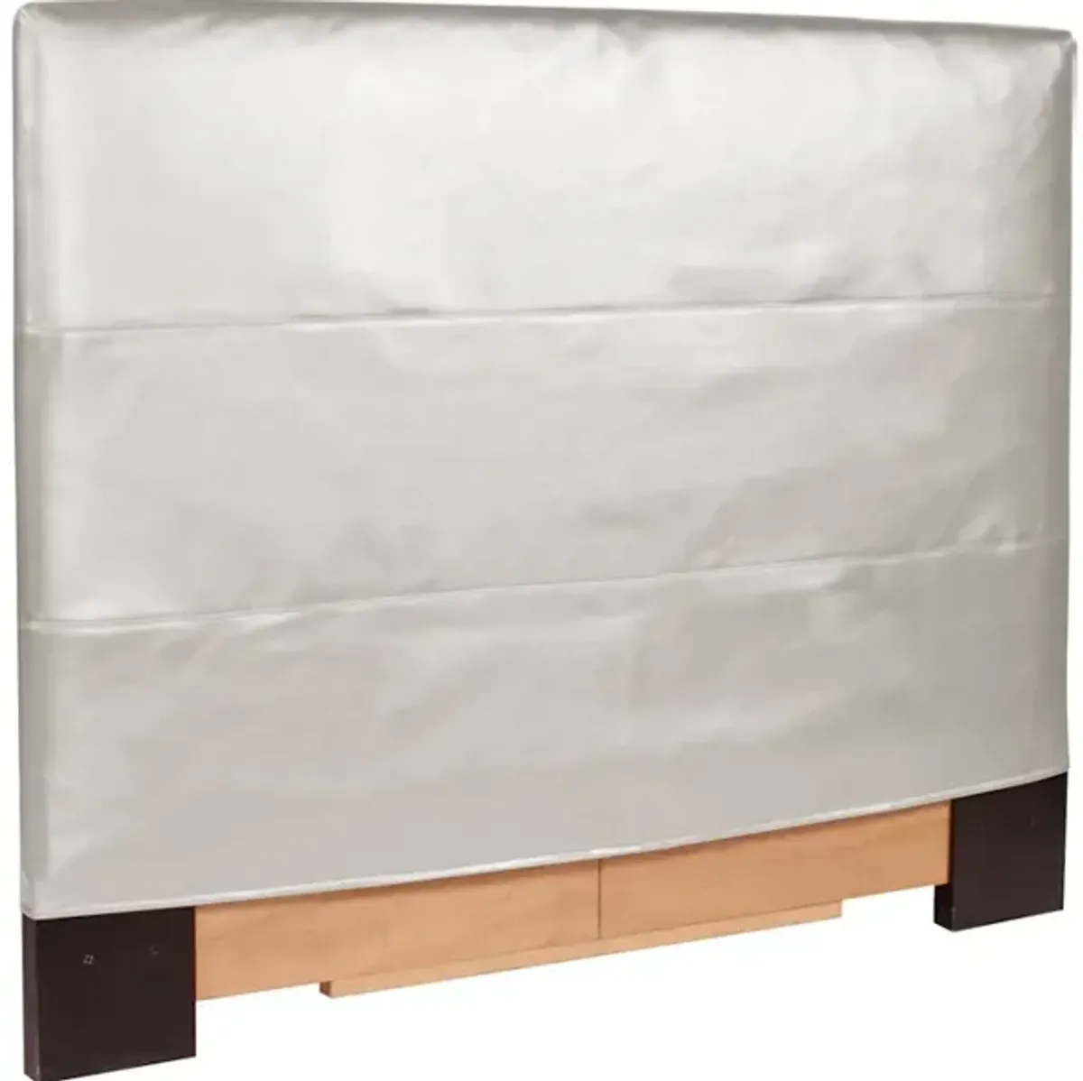 Twin Slipcovered Headboard Luxe Mercury