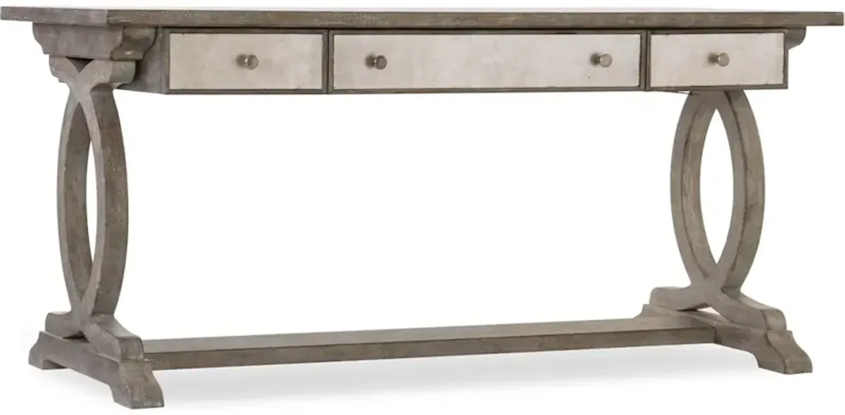 Rustic Glam Trestle Desk