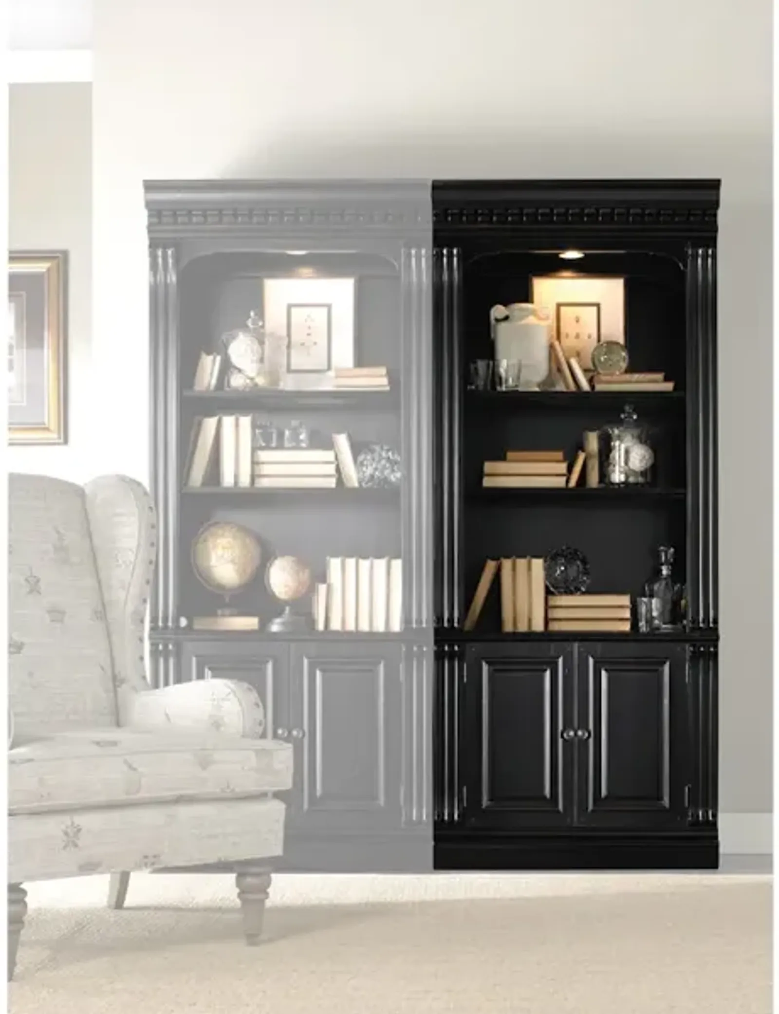 Telluride Bunching Bookcase (w/doors)