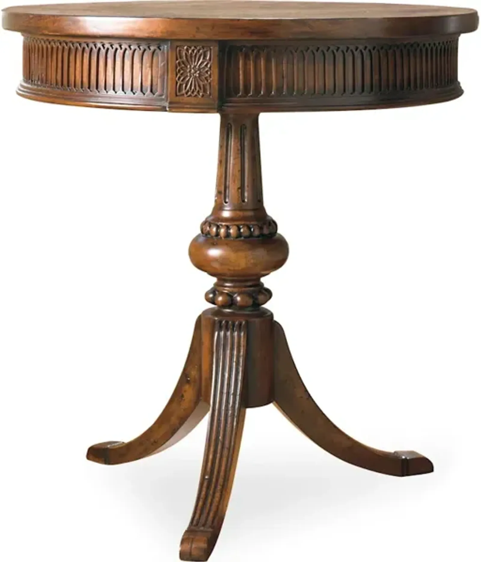 Round Pedestal Accent Table