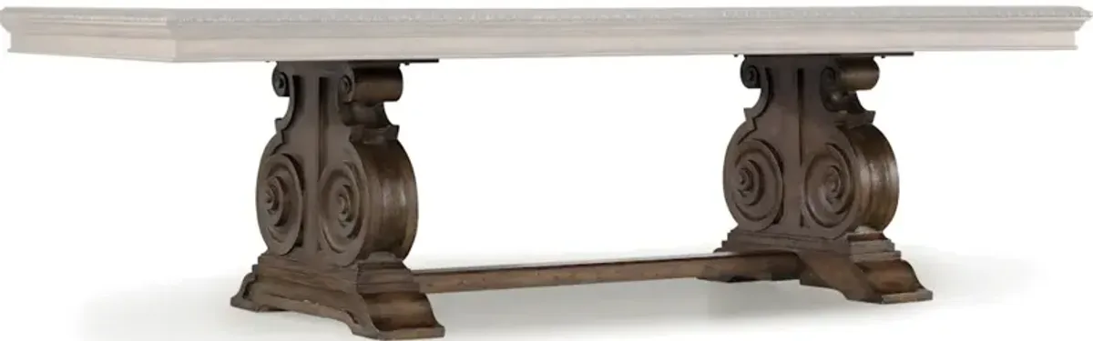 Rhapsody Rectangle Dining Table Base