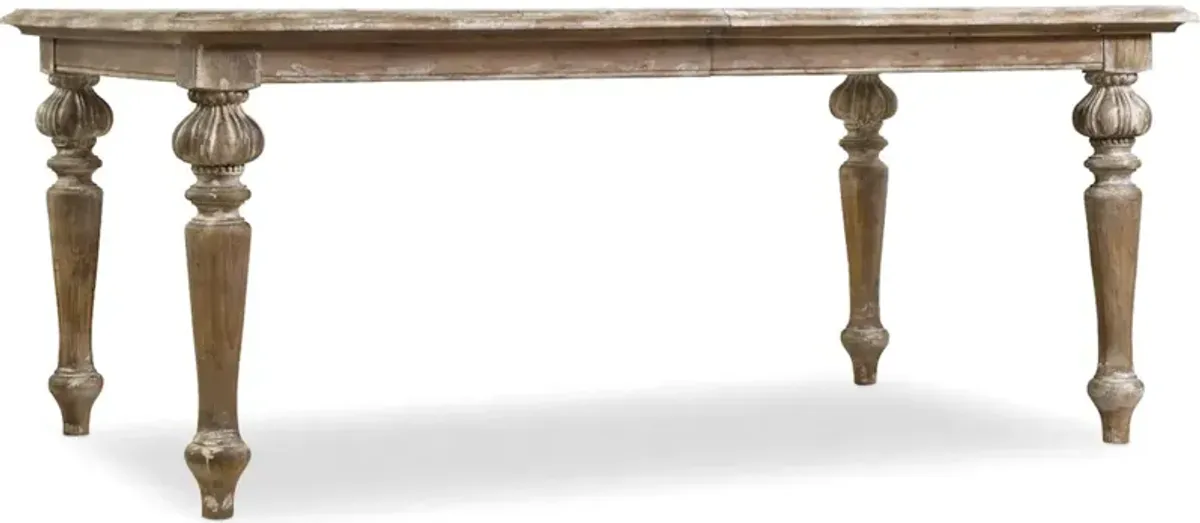 Chatelet Rectangle Leg Dining Table with Two 18'' Leaves