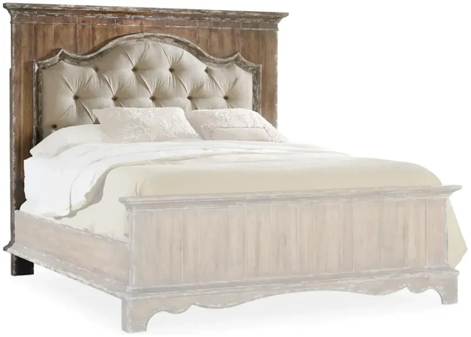 Chatelet Queen Upholstered Mantle Panel Headboard