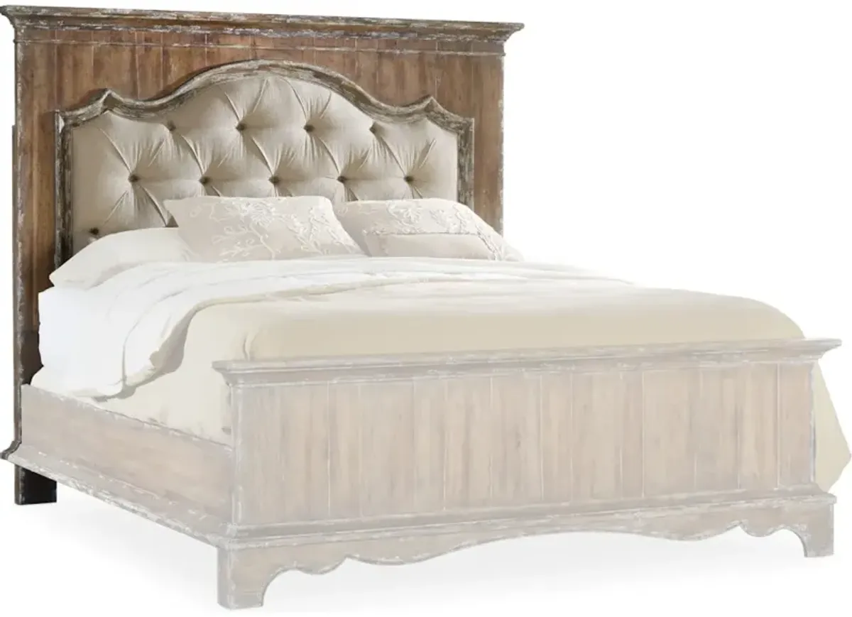 Chatelet Queen Upholstered Mantle Panel Headboard