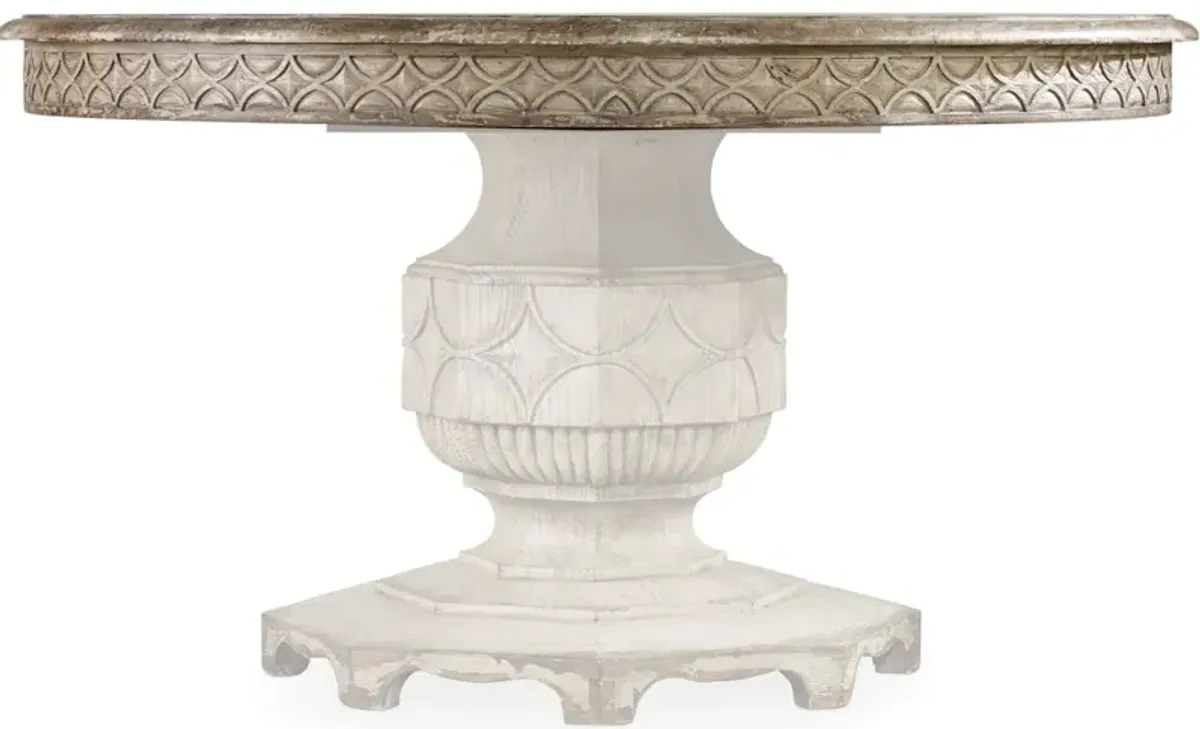 Chatelet Round Dining Table Top w/1-20in Leaf