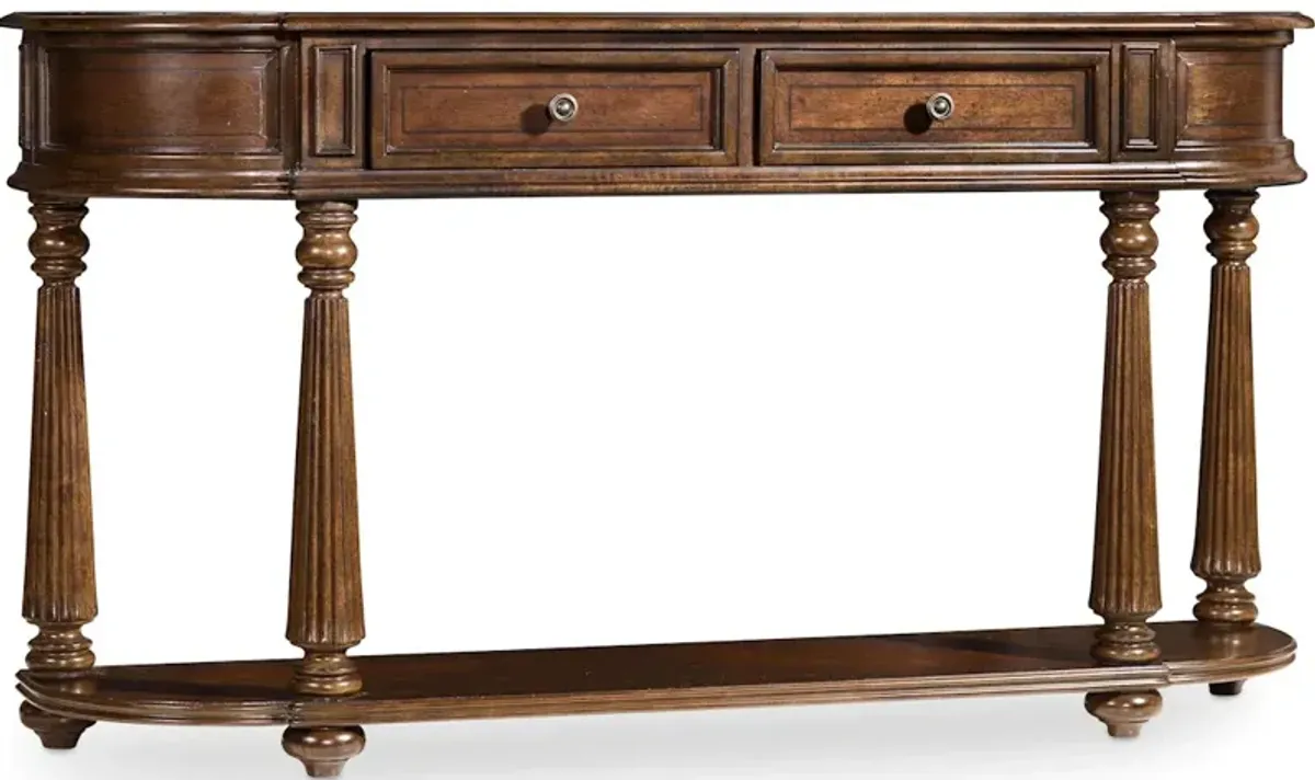 Leesburg Demilune Hall Console