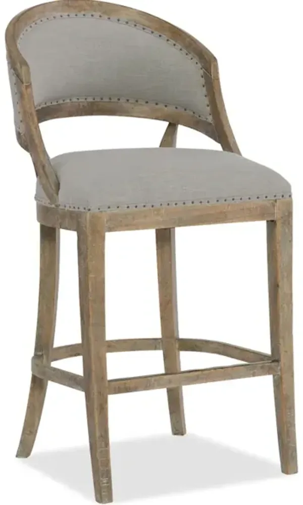 Boheme Garnier Barrel Back Bar Stool