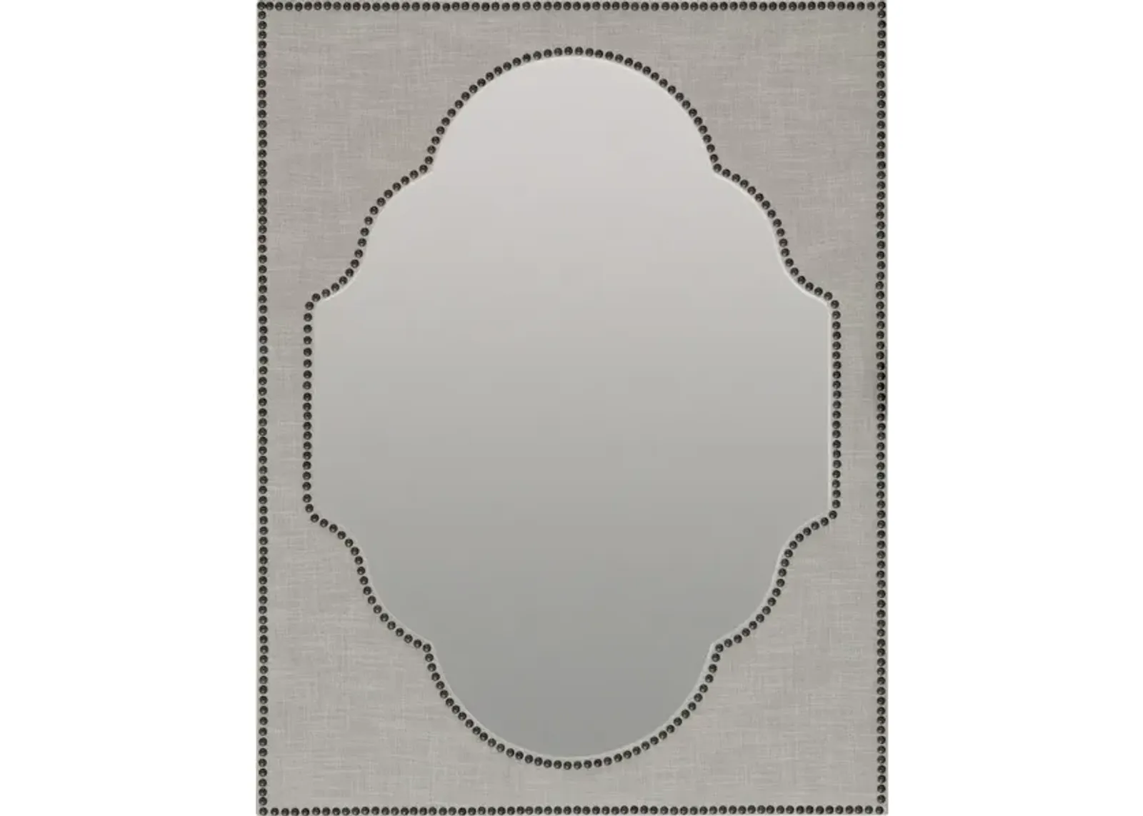 Boheme Nourmand Linen Wrapped Mirror