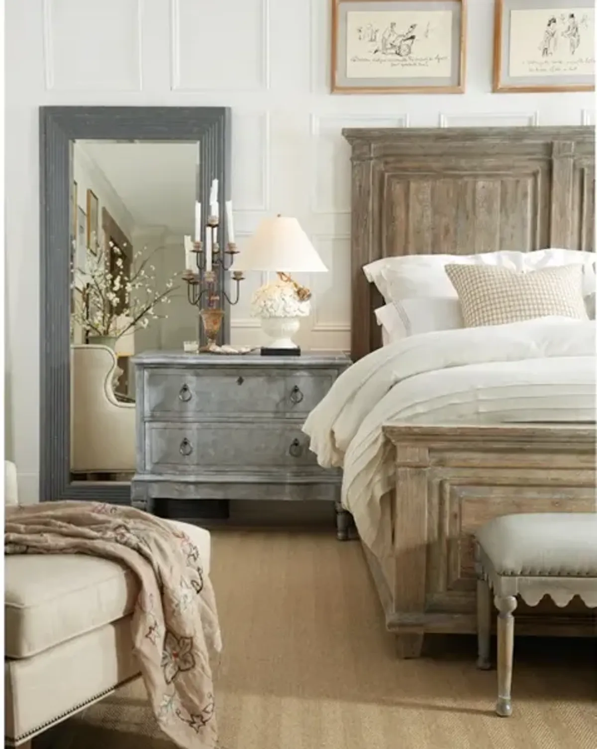 Boheme Laurier 6/0 & 6/6 Panel Headboard