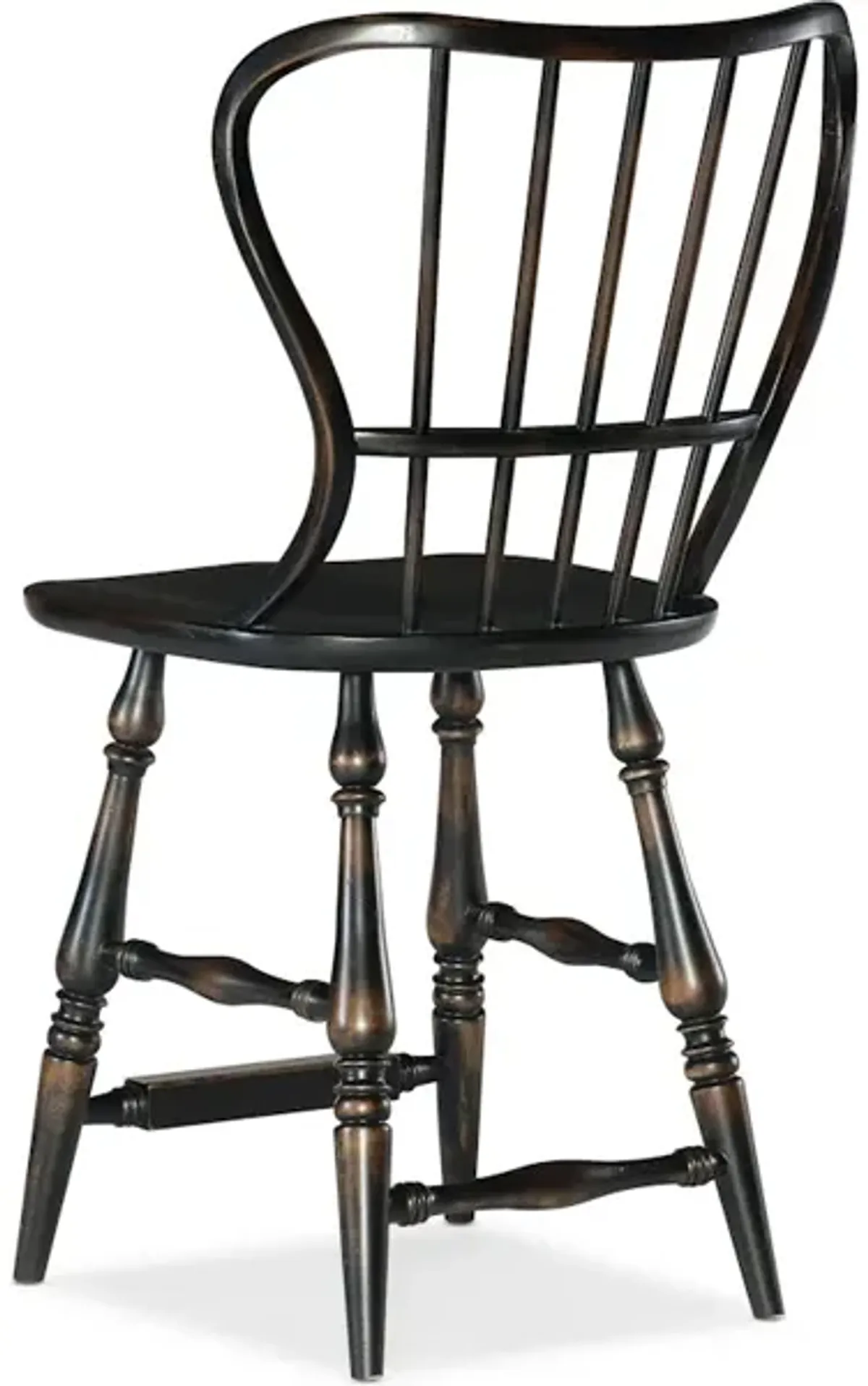 Ciao Bella Spindle Back Counter Stool-Black