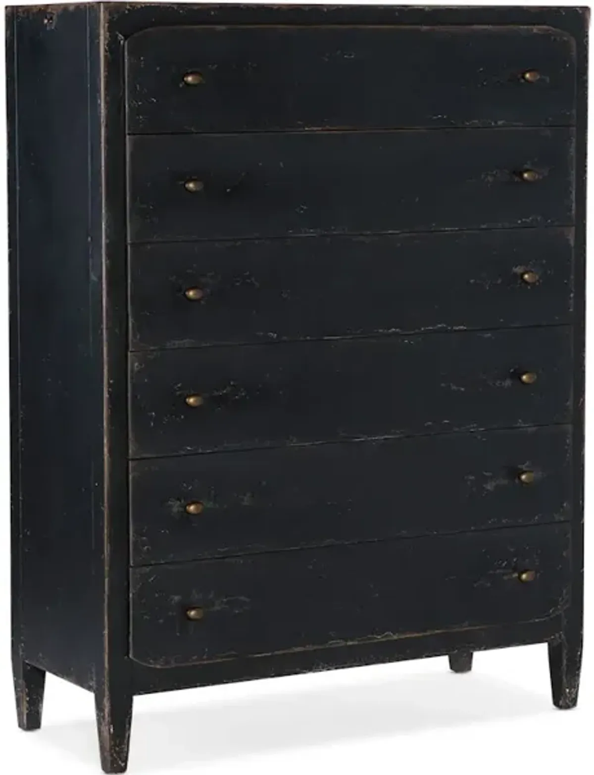 Ciao Bella Six-Drawer Chest- Black