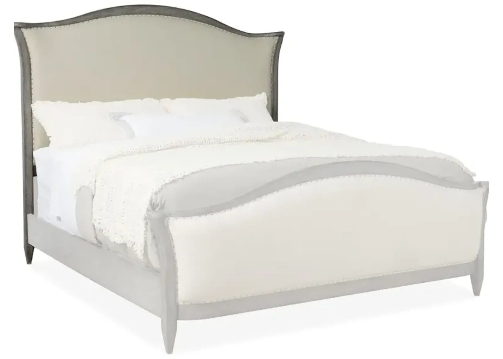 Ciao Bella 6/0-6/6Upholstered Headboard-SpeckledGray