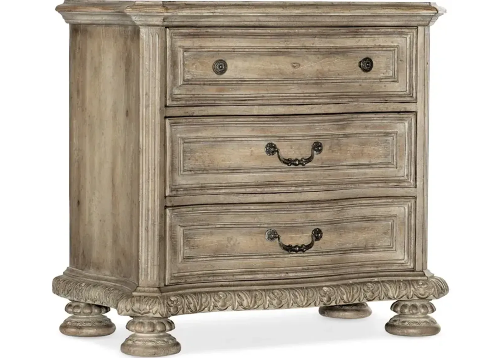 Castella Three Drawer Nightstand