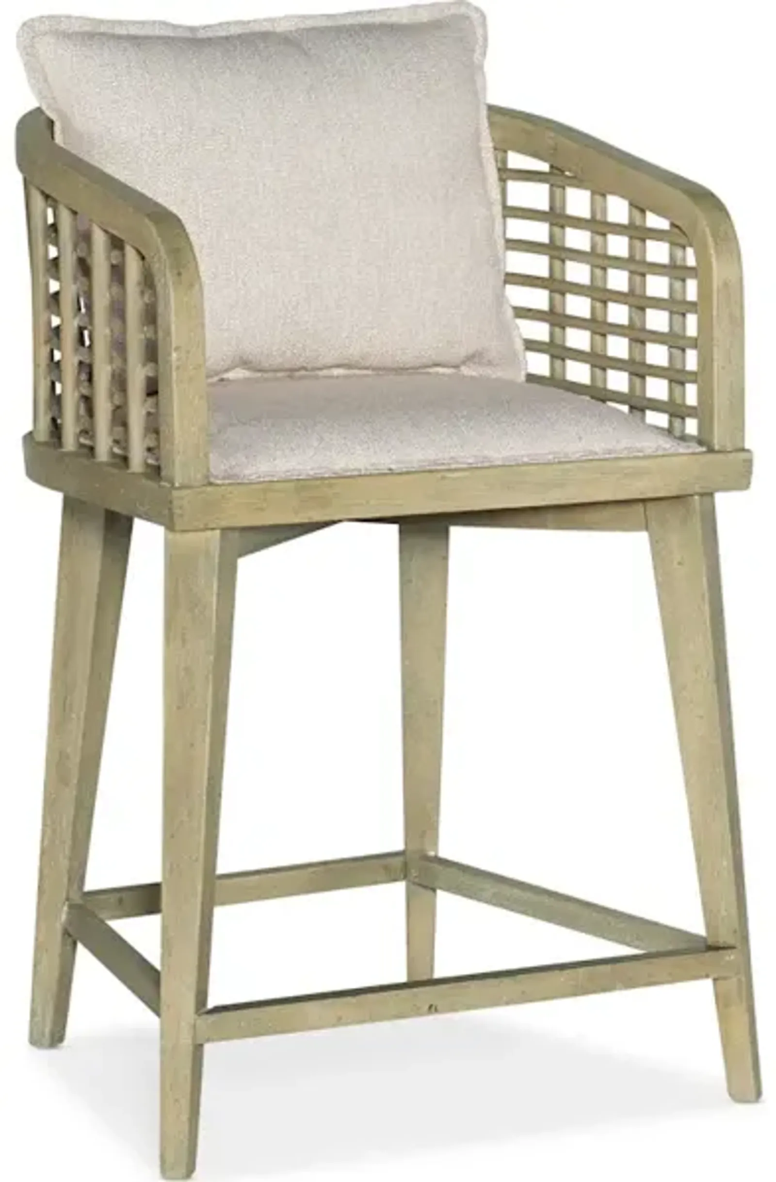 Surfrider Barrel Back Counter Stool