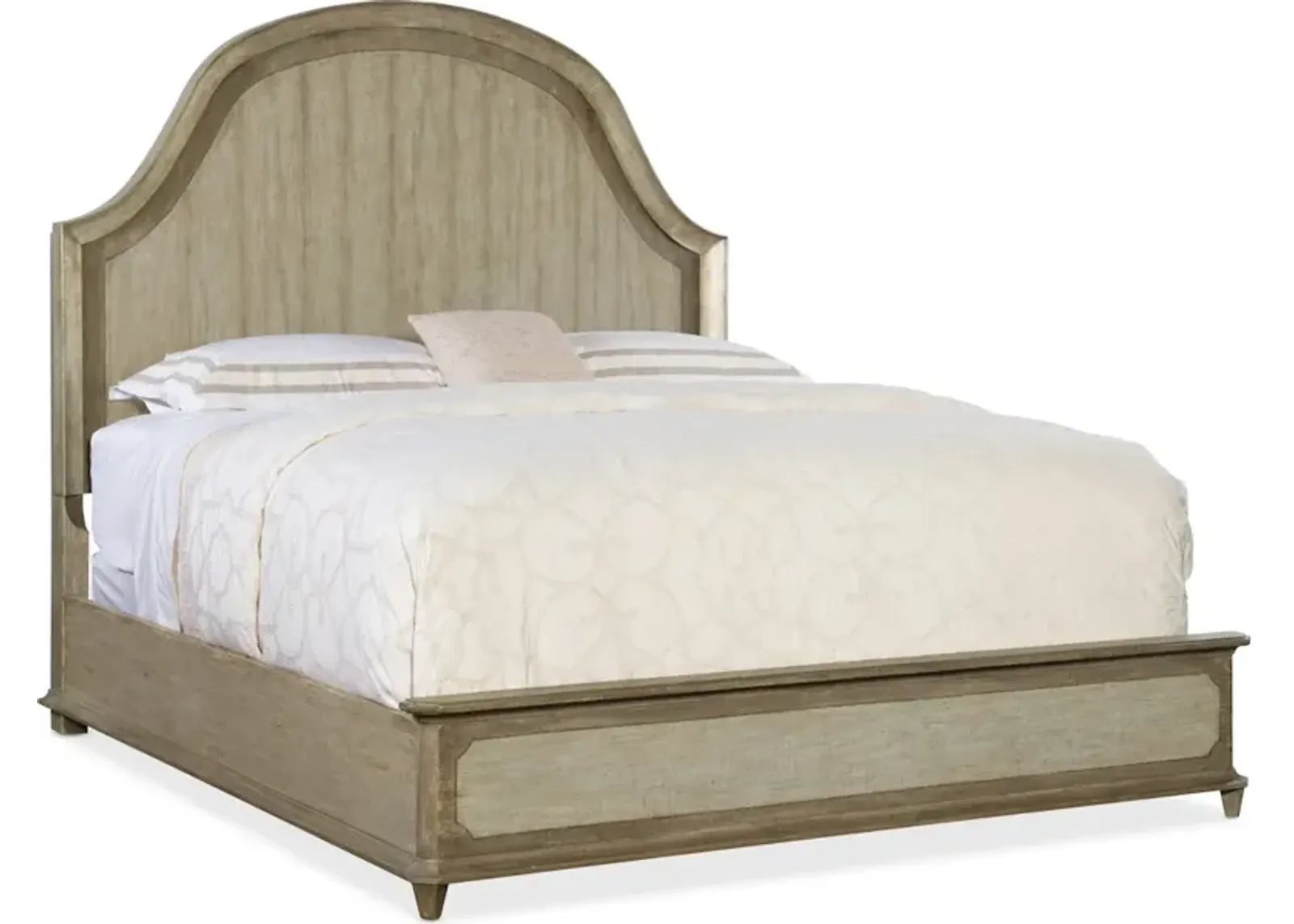 Alfresco Lauro King Panel Bed with Metal